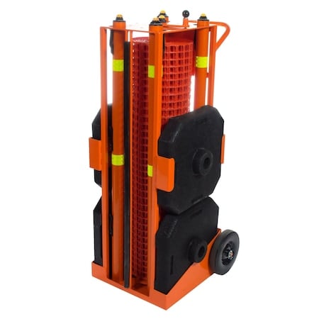Portable Safety Zone, Orange, 52 1/2 in H MPN:70-6030