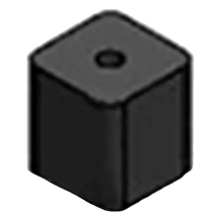 Rubber Feet for Mobile Base, Rubber, Blk MPN:70-7059