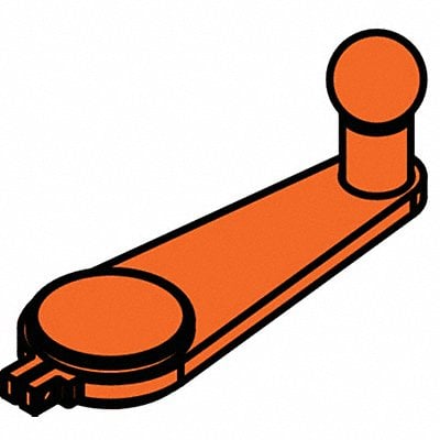 Barrier System Crank Handle Steel Orange MPN:70-6039