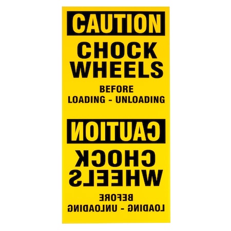 Standard Caution Sign - English MPN:60-7243