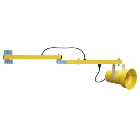 Dock Light, 40 in, Metal Head, 1 Strut MPN:60-5486-200