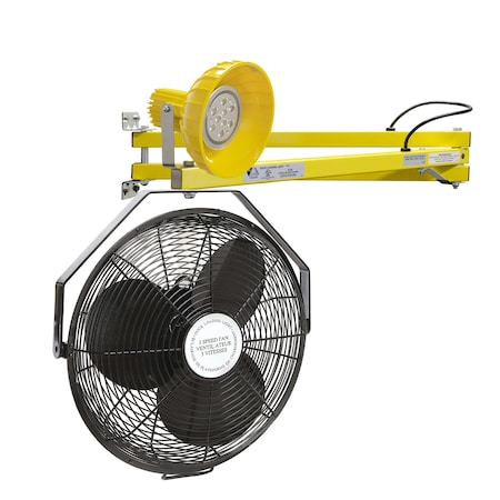 Dock Light, 60 in, Poly Head w/Fan, LED MPN:60-5487-225
