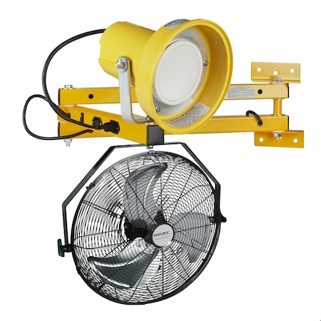 Dock Light, 40 in, Poly Head w/Fan, LED MPN:60-5487-600