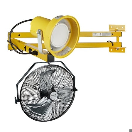 Dock Light, 60 in, Poly Head w/Fan, LED MPN:60-5487-650