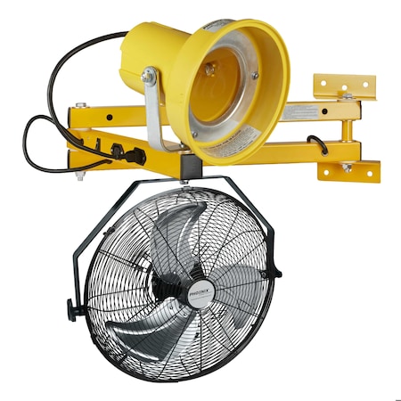 Dock Light, 40 in, Poly Head w/Fan, No Bulb MPN:60-5487-700