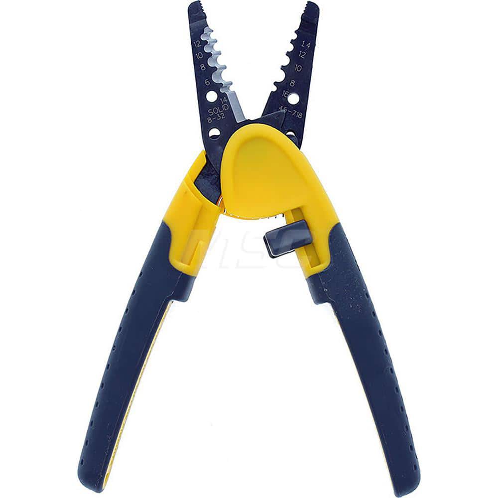 Wire Stripper: 14 AWG to 1 Max Capacity MPN:45-718