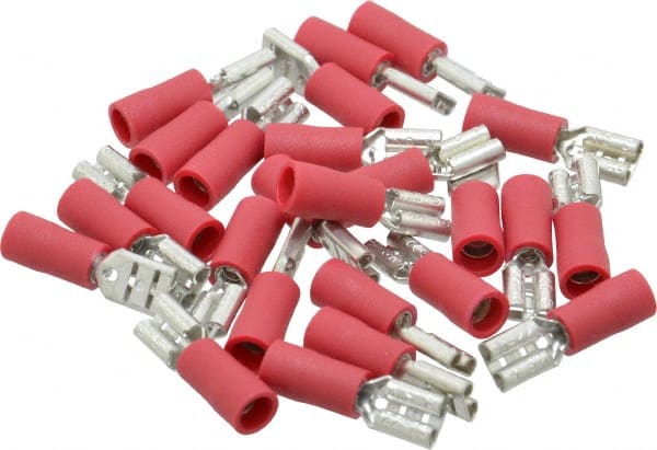 Wire Disconnect: Female, Red, Vinyl, 22-18 AWG MPN:83-9541