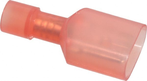 Wire Disconnect: Male, Red, Nylon, 22-18 AWG, 1/4