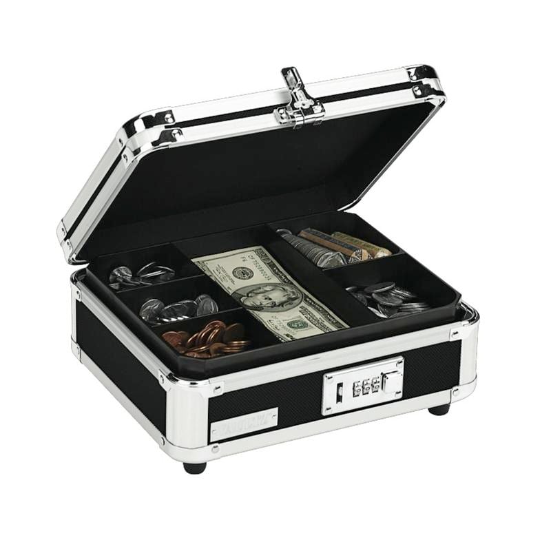 Vaultz Cash Box, Black (Min Order Qty 3) MPN:VZ01002
