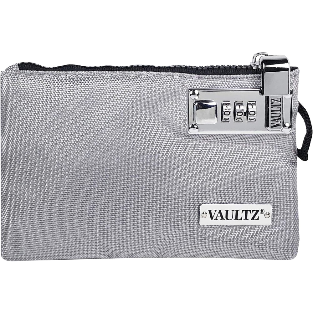 Vaultz Accessories Pouch, 7in x 10in, Gray MPN:VZ03905