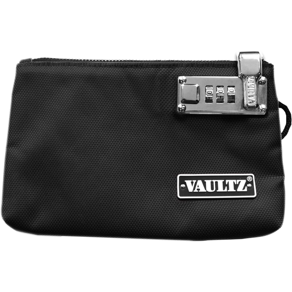 Vaultz Accessories Pouch, 7in x 10in, Black MPN:VZ03906