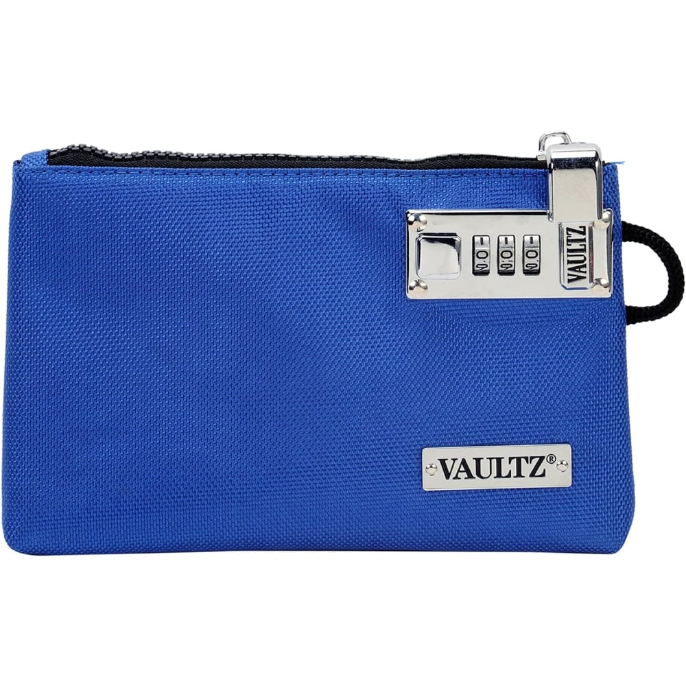 Vaultz Accessories Pouch, 7in x 10in, Classic Blue MPN:VZ03990