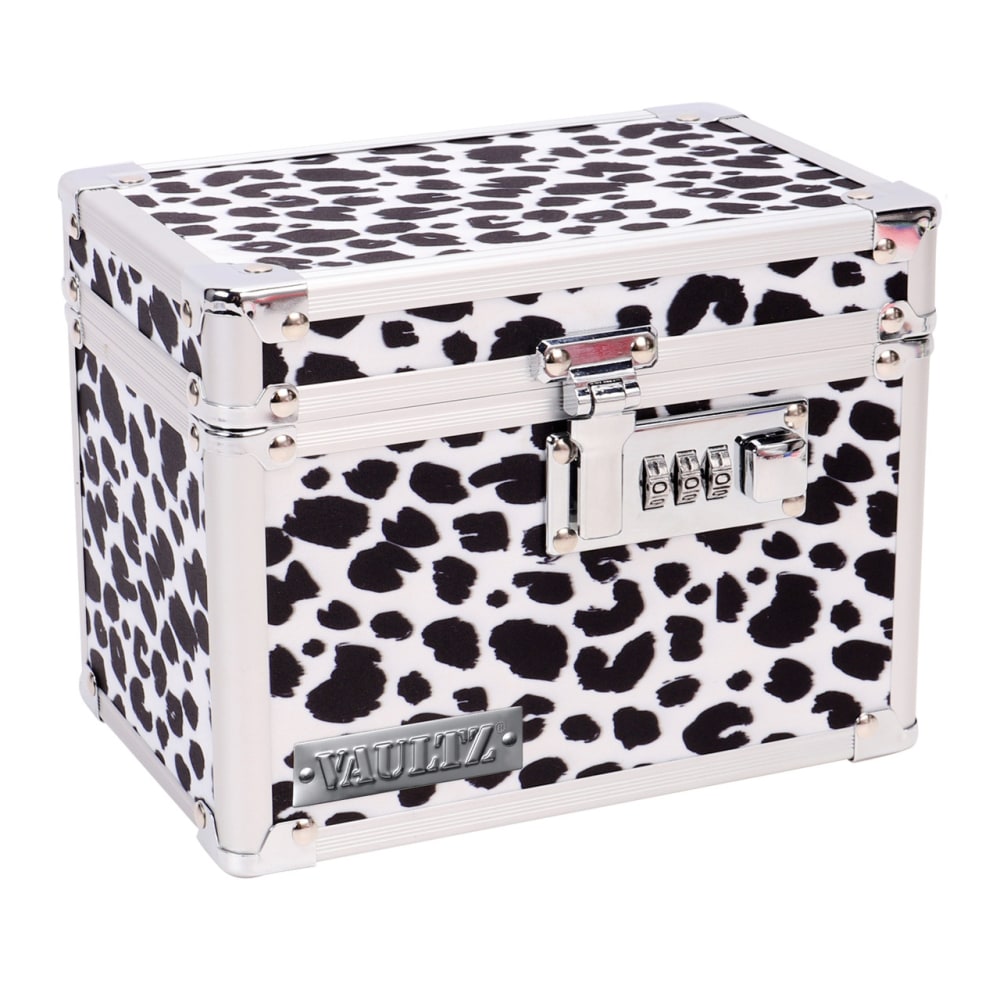 Vaultz Medicine Box, 5-1/4inH x 4-1/2inW x 6-3/4inL, Leopard MPN:VZ03964