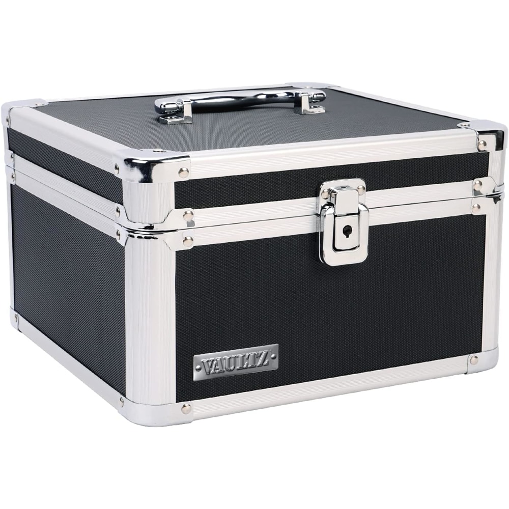 Vaultz Divided Storage Square, 6-1/4inH x 10-1/4inW x 10-1/4inL, Black MPN:VZ03993