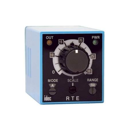 Timer, Analog, 24V AC/DC, 11-Pin, 2 Form C MPN:RTE-P2AF20