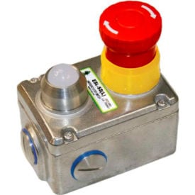 IDEM 232018B ESL-SS(L) E-Stop Switch W/LED 2NC 2NO 110v SS 232018B