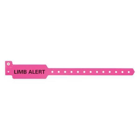 ID Wristband, 10-1/4in L, Limb Alert, PK500 MPN:ALR-PW-07