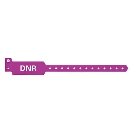 ID Wristband, 10-1/4 in. L, DNR, PK500 MPN:ALR-PW-36
