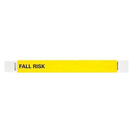 ID Wristband, 1 in. W, Fall Risk, PK500 MPN:ALR-TA-34