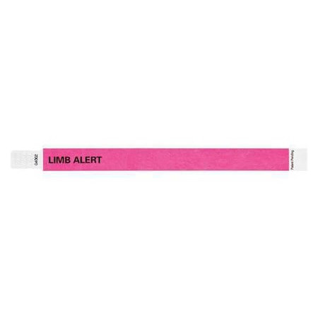ID Wristband, Tyvek, Limb Alert, PK500 MPN:ALR-TP-07