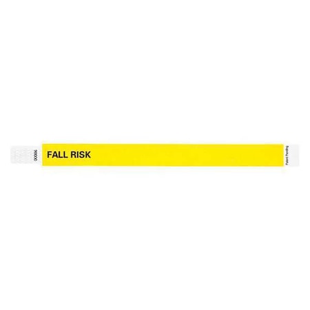 ID Wristband, Tyvek, Fall Risk, PK500 MPN:ALR-TP-34