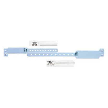 ID Wristband Set, Vinyl, Blue, PK300 MPN:CLS-300-V1AFI-37