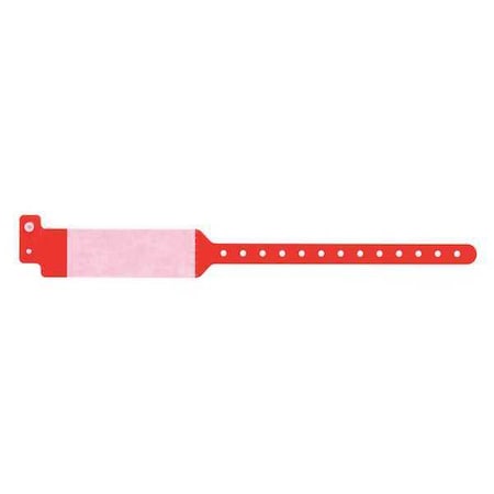 ID Wristband, Cover Seal, Red, PK500 MPN:CLS-PS-03