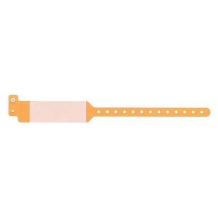 ID Wristband, Cover Seal, Orange, PK500 MPN:CLS-PS-40