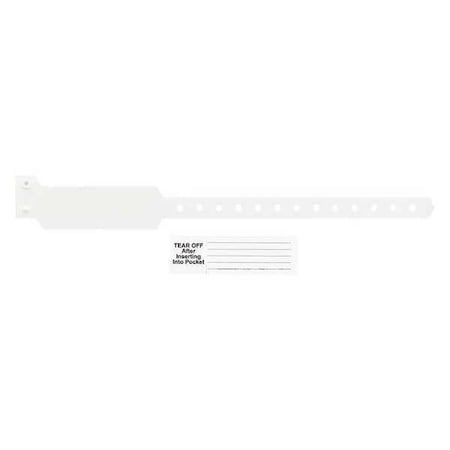 ID Wristband, Pocket, 11 in. L, PK500 MPN:CLS-VPI-09
