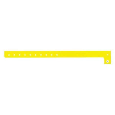 ID Wristband, Yellow, 5/8 in. W, PK500 MPN:P1-02