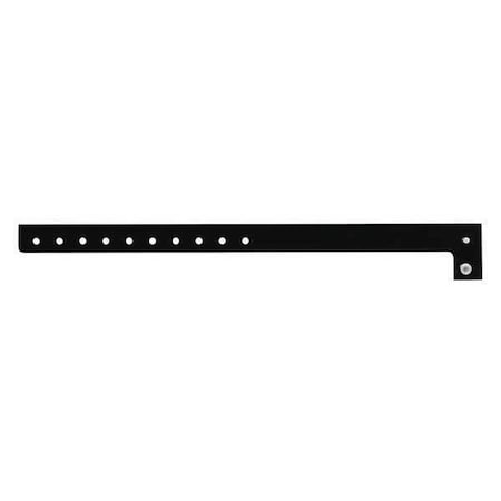 ID Wristband, L-Shaped, Black, PK500 MPN:P1-10