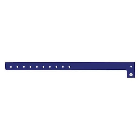 ID Wristband, L-Shaped, Blue, 5/8in W, PK500 MPN:P1-15