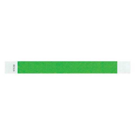 ID Wristband, Adhesive, Light Green, PK500 MPN:T2-01