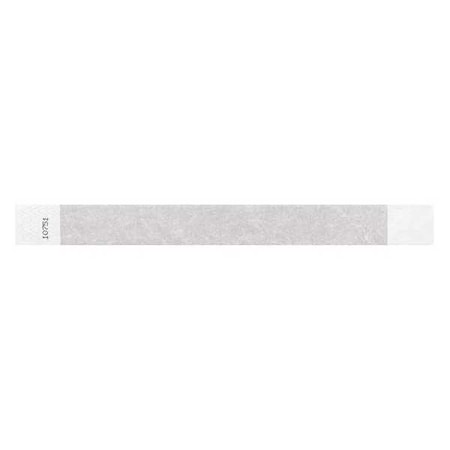 ID Wristband, Adhesive, Silver, 1in W, PK500 MPN:T2-12