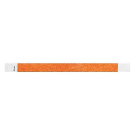 ID Wristband, Adhesive, Orange, PK500 MPN:T3-04