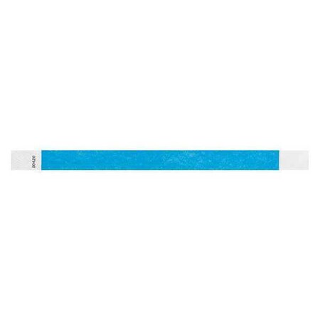 ID Wristband, Adhesive, Light Blue, PK500 MPN:T3-05