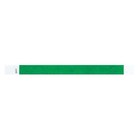 ID Wristband, Adhesive, Green, PK500 MPN:T3-16
