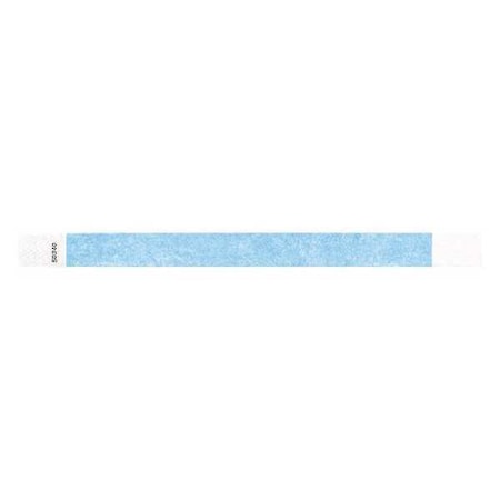 ID Wristband, Adhesive, Sky Blue, PK500 MPN:T3-22