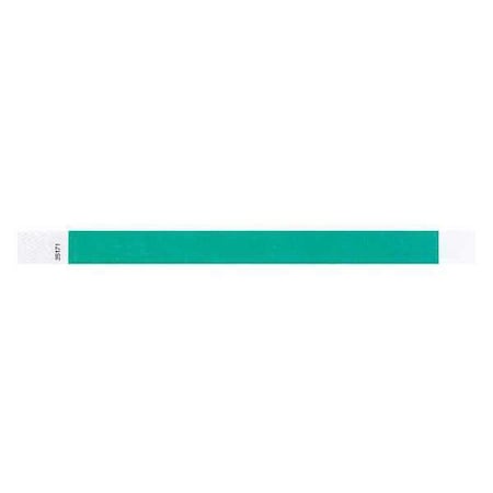ID Wristband, Adhesive, Dark Green, PK500 MPN:T3-35