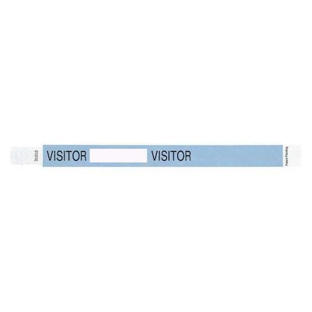 ID Wristband, Tyvek, Visitor, PK500 MPN:VIS-TA-22