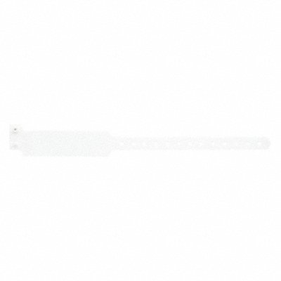 ID Wristband Plastic Wide White PK500 MPN:P5M-09