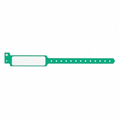 ID Wristband Plastic Wide Green PK500 MPN:P5M-35