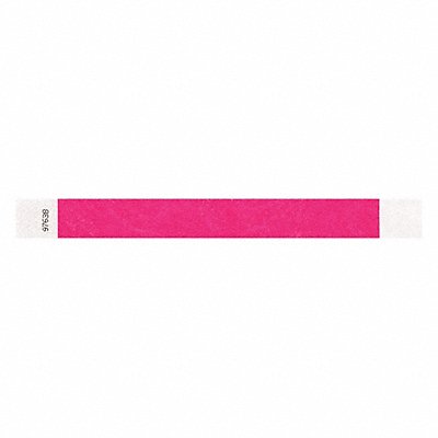 ID Wristband Adhesive Pink 1 in W PK500 MPN:T2-07