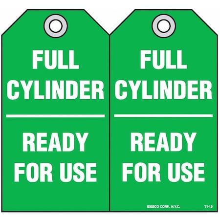 Full Cylinder/Ready for Use Tag, PK10 MPN:KAT119AC