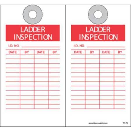 Ladder Inspection Tag, PK10 MPN:KAT770AC