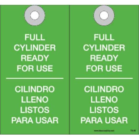 Full Cylinder Safety Tag, PK10 MPN:KAT896AC