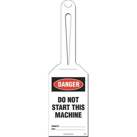 Do not Start Loop Safety Tag, PK10 MPN:KML306A