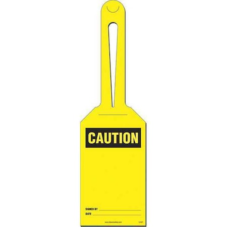 Caution Loop Safety Tag, PK10 MPN:KML501A