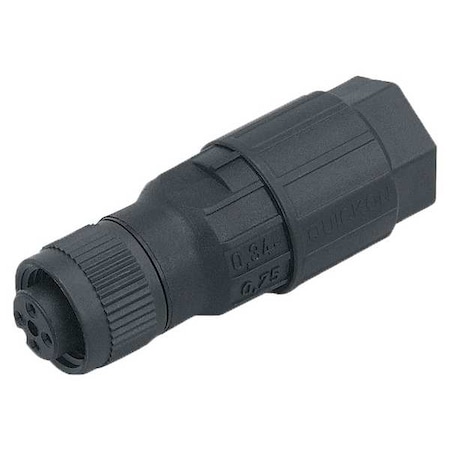 Wireable M12 connector MPN:E11145