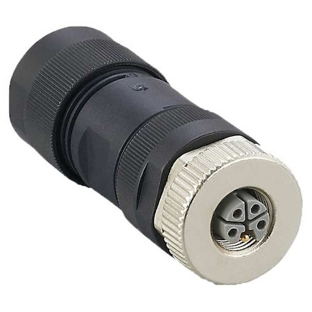 Wireable M12 connector MPN:E12672
